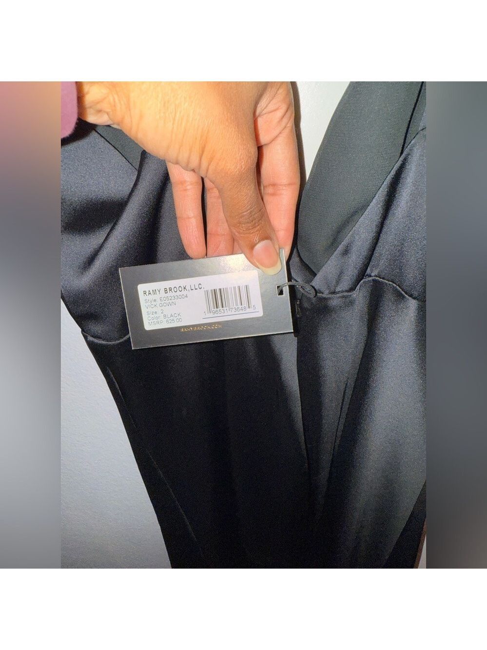 Ramy Brook Black Maxi Dress - Picture 8 of 8